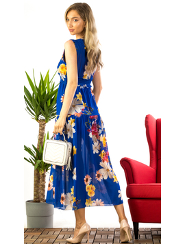 Rochie Dama Voal Fergie Albastru